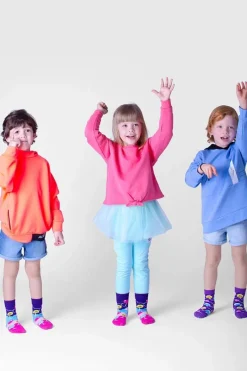 New ZOOKSY/RAINBOW SOCKS Zestaw Dziecięce Skarpetki Zooksy mixTURY Słodkości Wielokolorowy