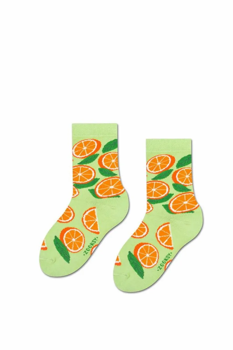 Skarpetki|Skarpetki>ZOOKSY/RAINBOW SOCKS Zestaw Dziecięce Skarpetki Zooksy mixTURY Pomarańczowe 2 Pary