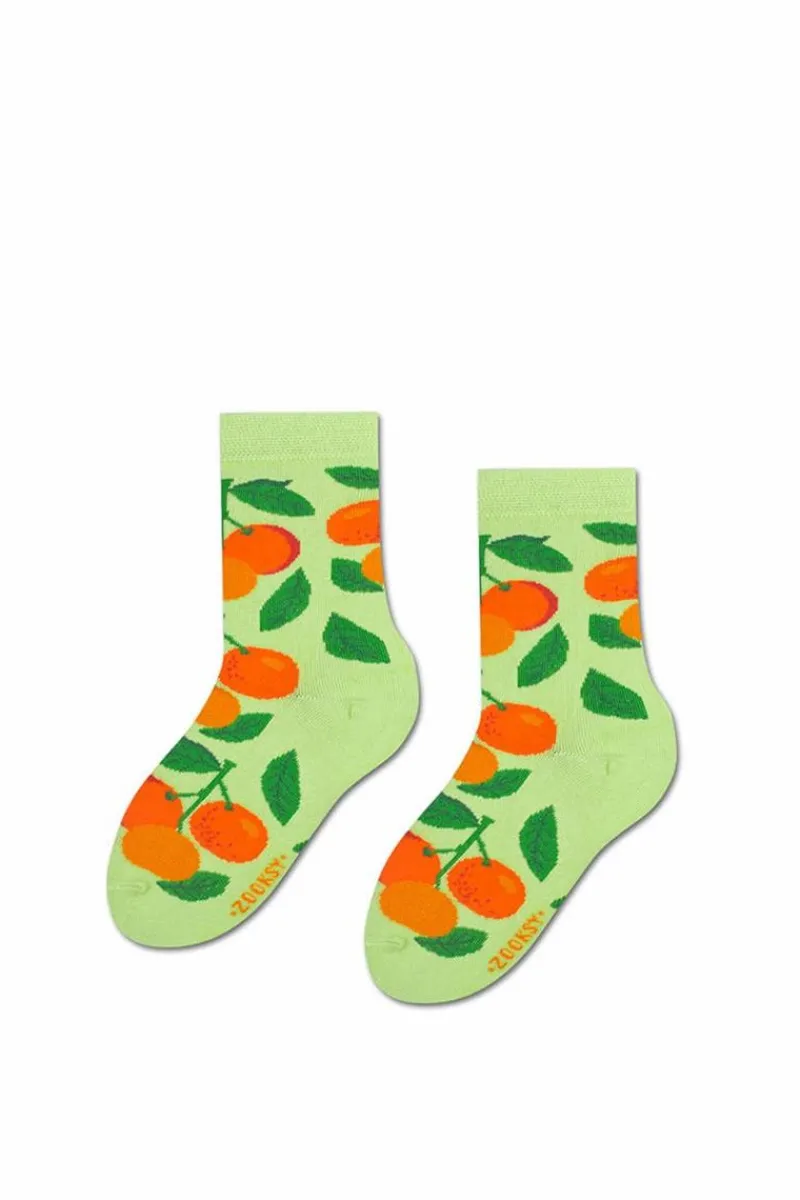 Skarpetki|Skarpetki>ZOOKSY/RAINBOW SOCKS Zestaw Dziecięce Skarpetki Zooksy mixTURY Pomarańczowe 2 Pary