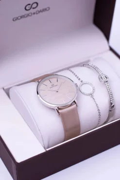 Online Zestaw Giorgio Dario Złoty Zegarek Dwie Bransolety Zegarki