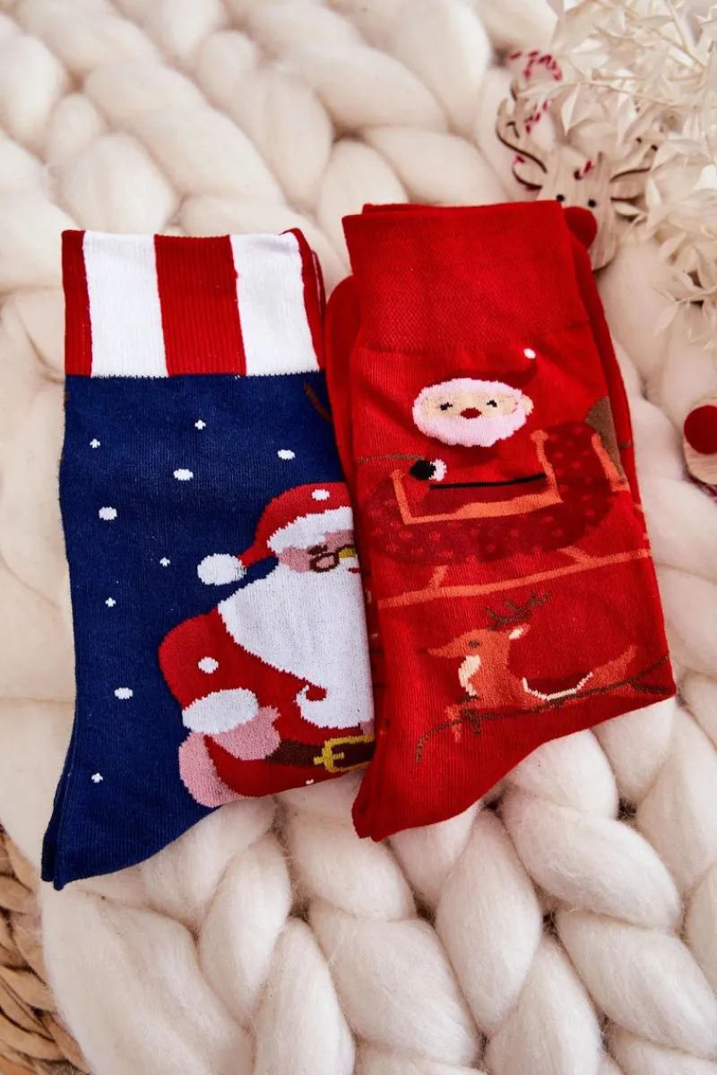 New Zestaw Męskich Świątecznych Skarpetek Mix 4 Skarpetki|Skarpetki