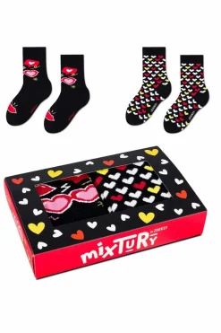 Zestaw Skarpetek Zooksy mixTURY Miłosne Dla Dzieci Skarpetki|Skarpetki