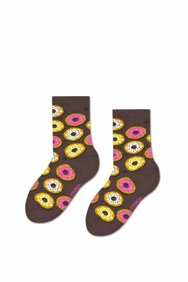 Skarpetki|Skarpetki>ZOOKSY/RAINBOW SOCKS Zestaw Skarpetek Zooksy mixTURY Donutowe Dla Dzieci