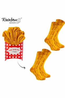 New ZOOKSY/RAINBOW SOCKS Zestaw Skarpetki Rainbow Socks Frytki 2 Pary