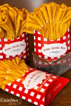 New ZOOKSY/RAINBOW SOCKS Zestaw Skarpetki Rainbow Socks Frytki 2 Pary