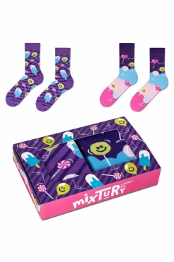 Skarpetki|Skarpetki>ZOOKSY/RAINBOW SOCKS Zestaw Skarpetki Zooksy mixTURY Słodkości 2 Pary Wielokolorowy