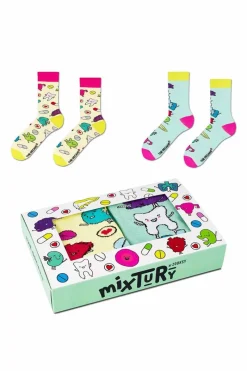 Sale ZOOKSY/RAINBOW SOCKS Zestaw Skarpetki Zooksy mixTURY Organsy 2 Pary Wielokolorowy