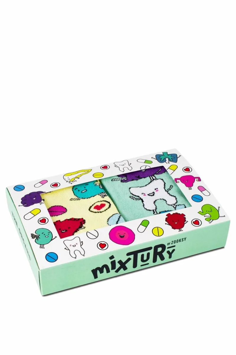 Sale ZOOKSY/RAINBOW SOCKS Zestaw Skarpetki Zooksy mixTURY Organsy 2 Pary Wielokolorowy