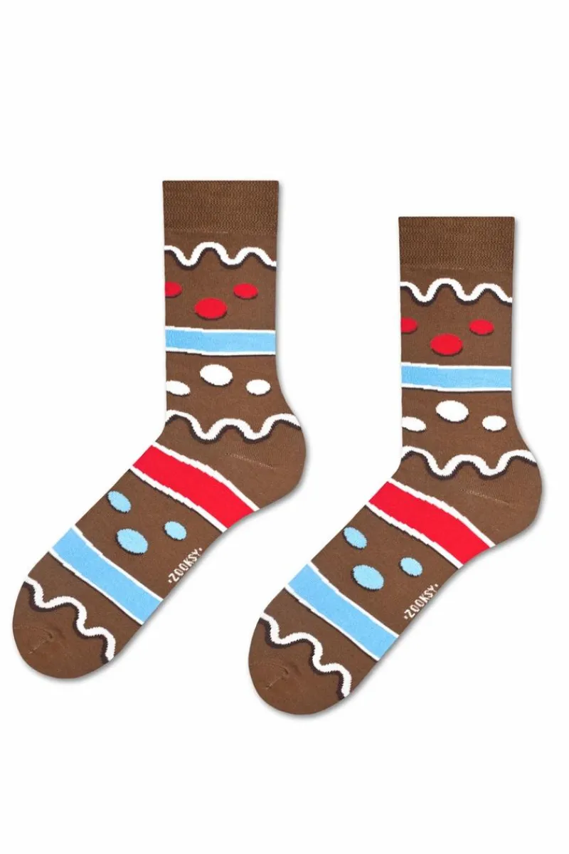 Skarpetki|Skarpetki>ZOOKSY/RAINBOW SOCKS Zestaw Skarpetki Zooksy mixTURY Piernikowe 2 Pary