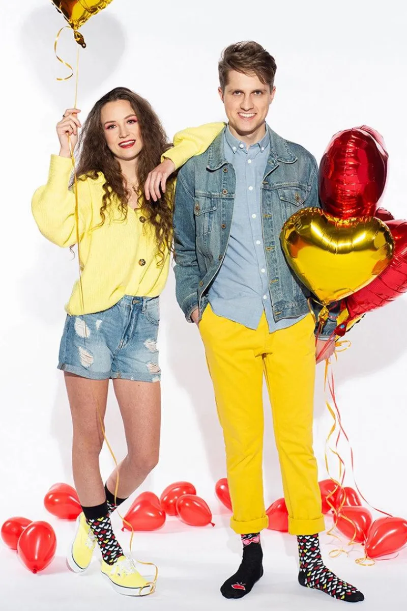 Clearance ZOOKSY/RAINBOW SOCKS Zestaw Zooksy mixTURY Miłosne 2 Pary