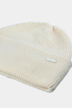 Discount Zimowa Czapka Damska WAW24ACAPF447-11S Biała Okrycia Głowy