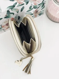 Online Boto Złota Damska Portmonetka Portfel z Frędzlem